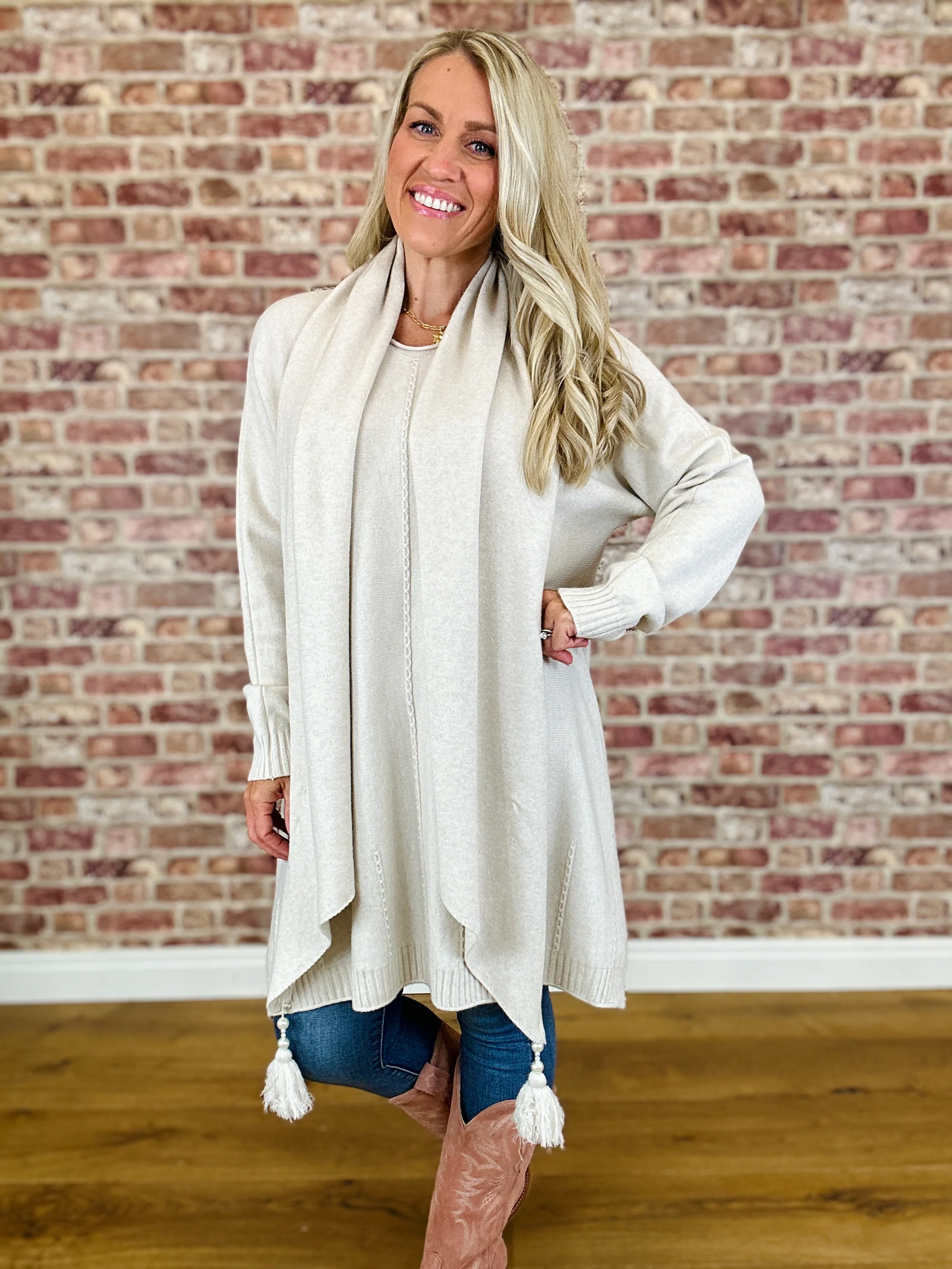 Midnight Cowgirl Jumper With Scarf - Image 10