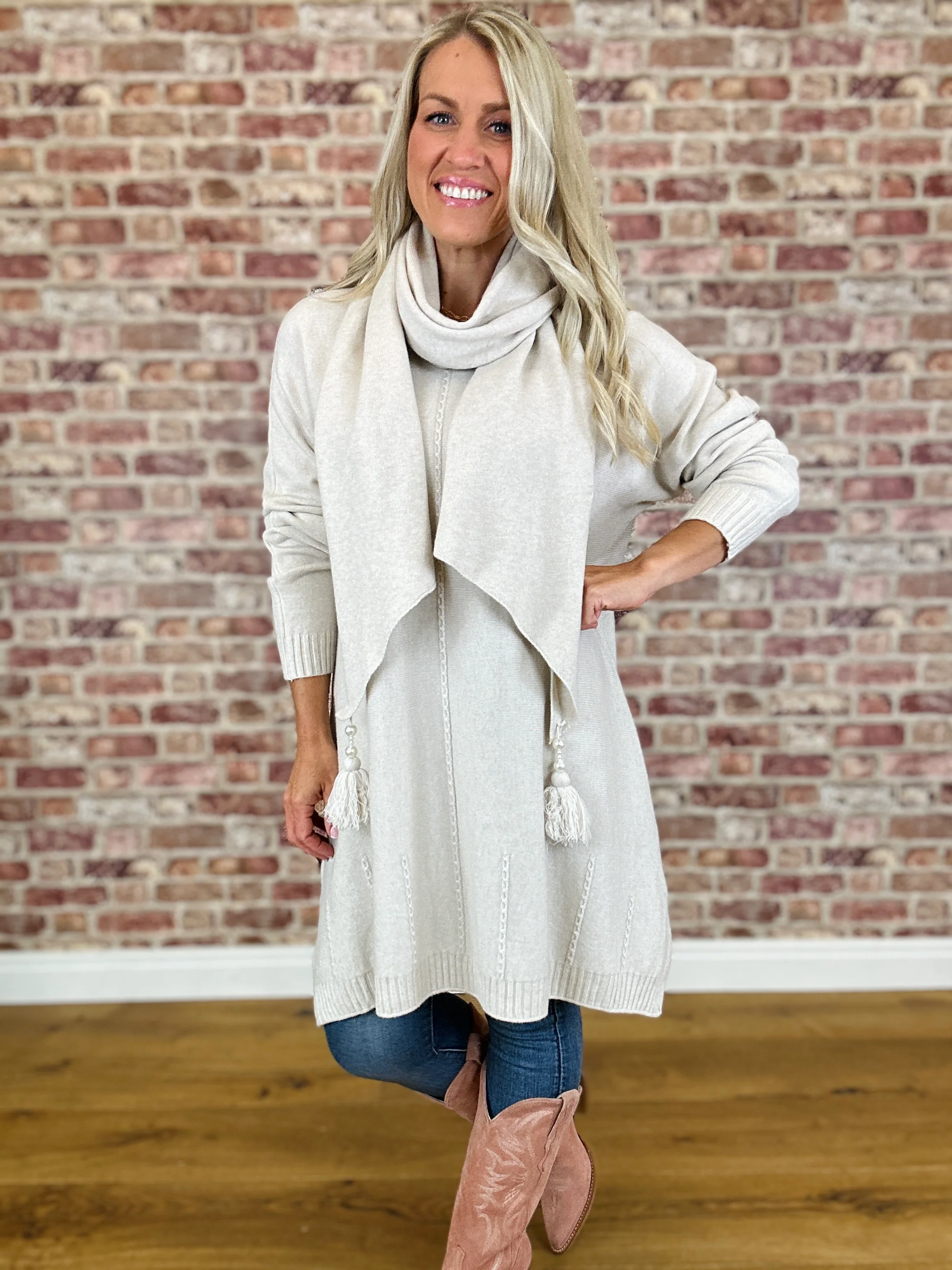 Midnight Cowgirl Jumper With Scarf - Image 11