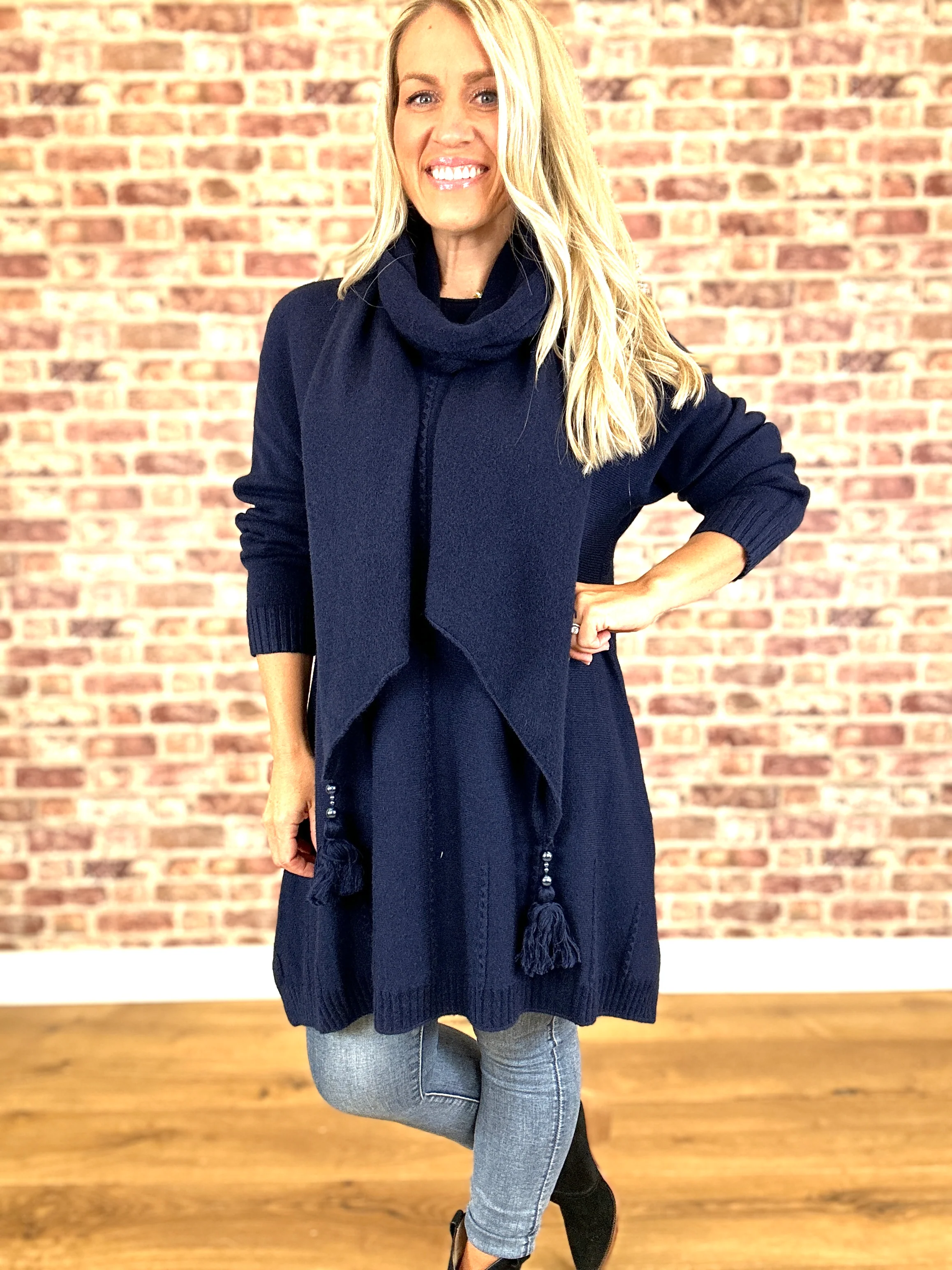 Midnight Cowgirl Jumper With Scarf - Image 15