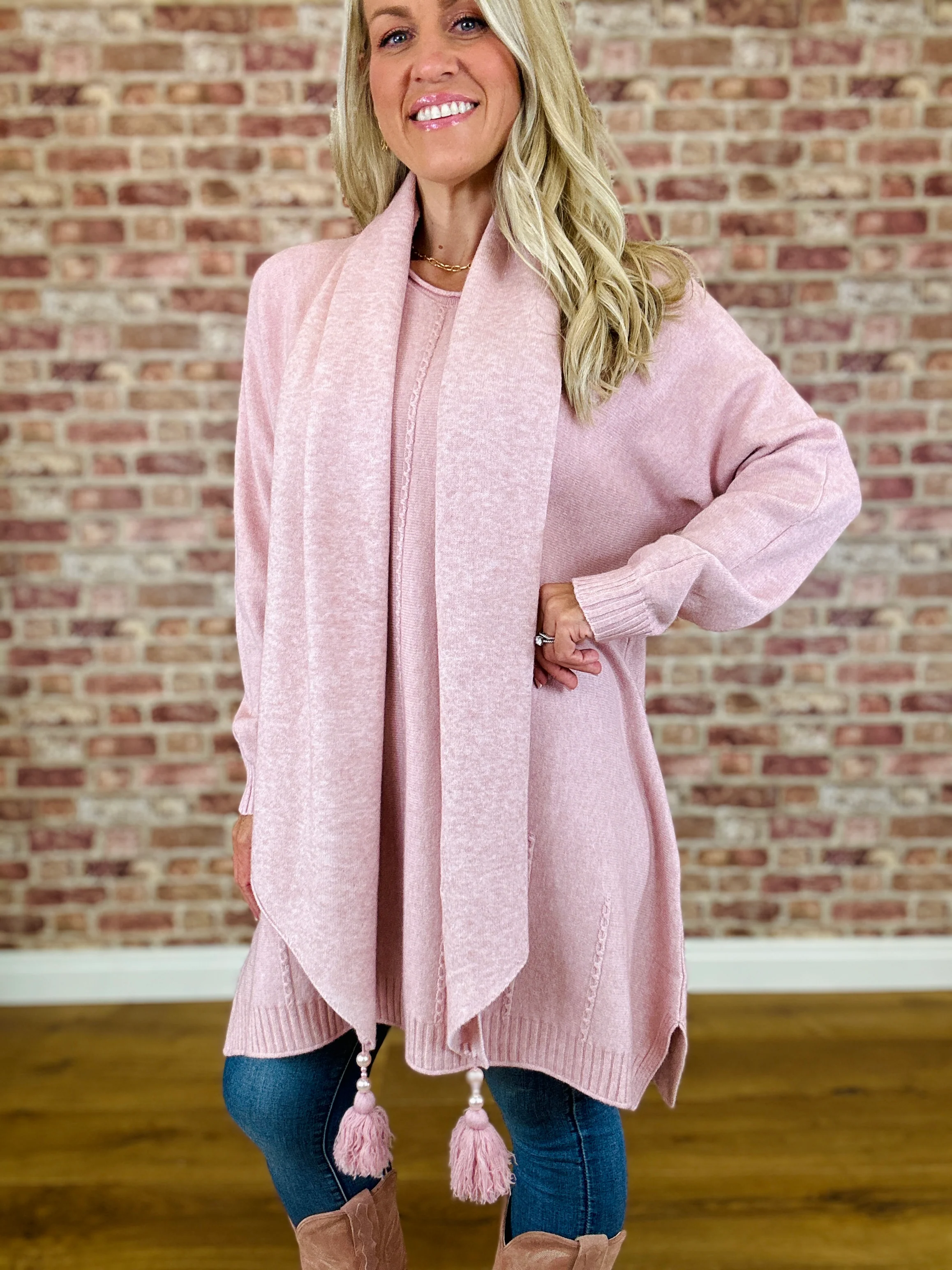 Midnight Cowgirl Jumper With Scarf - Image 3