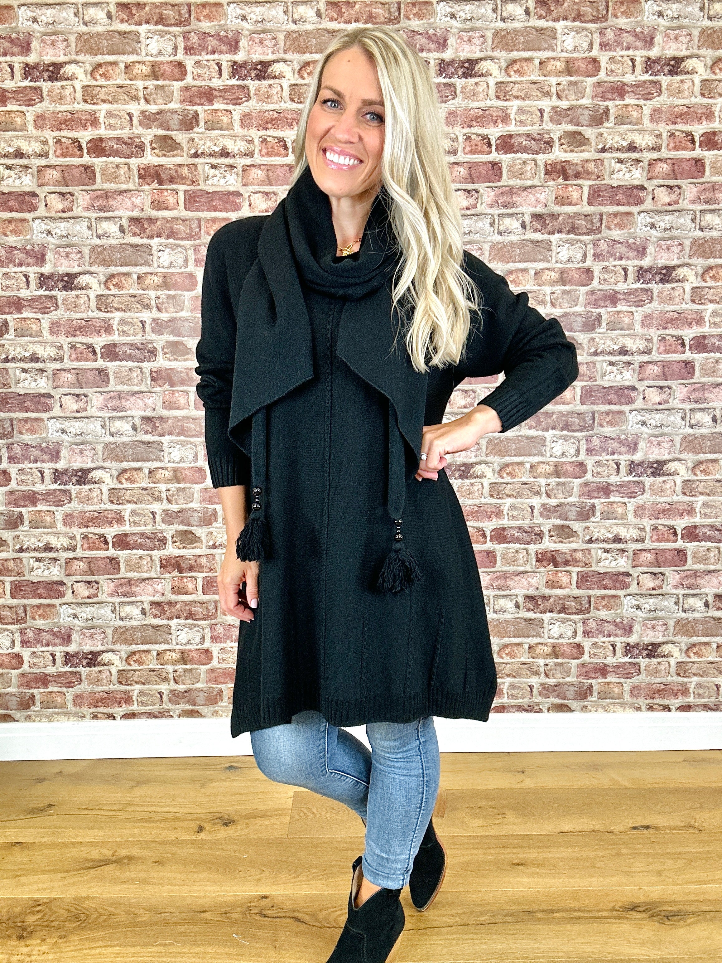 Midnight Cowgirl Jumper With Scarf - Image 6