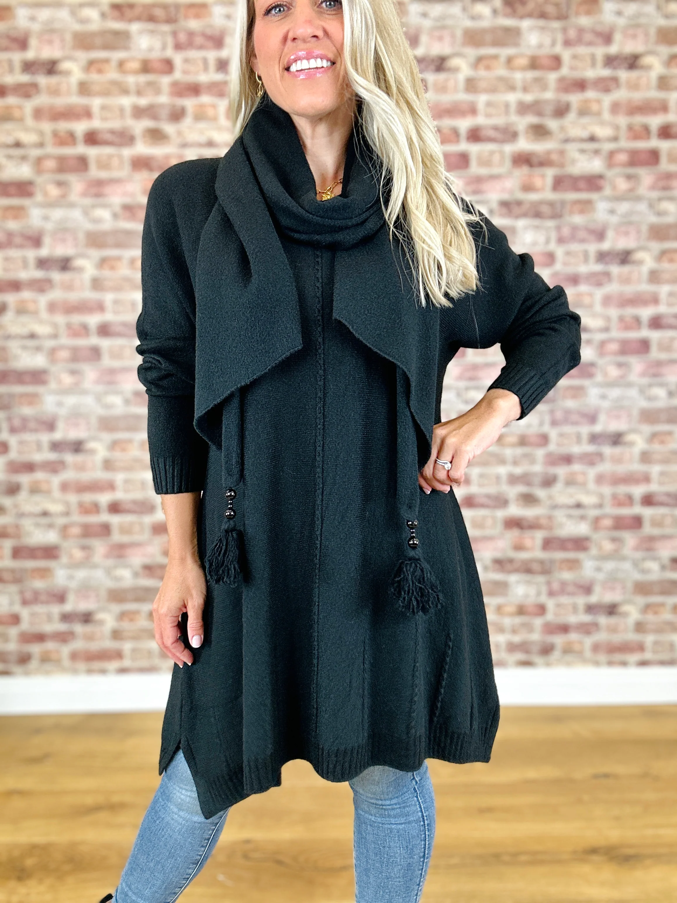 Midnight Cowgirl Jumper With Scarf - Image 8