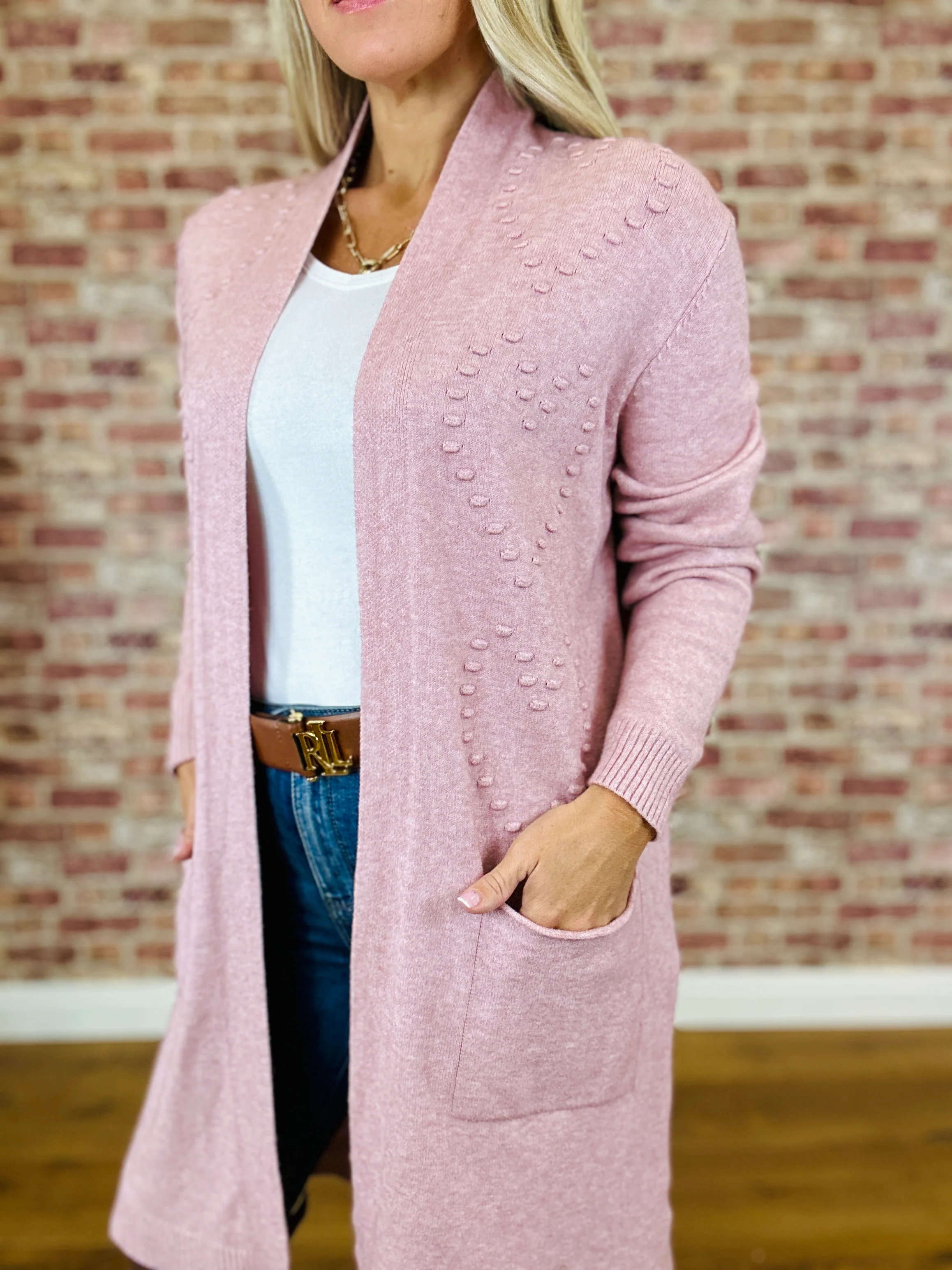 Blushed Kisses Cardigan - Image 3