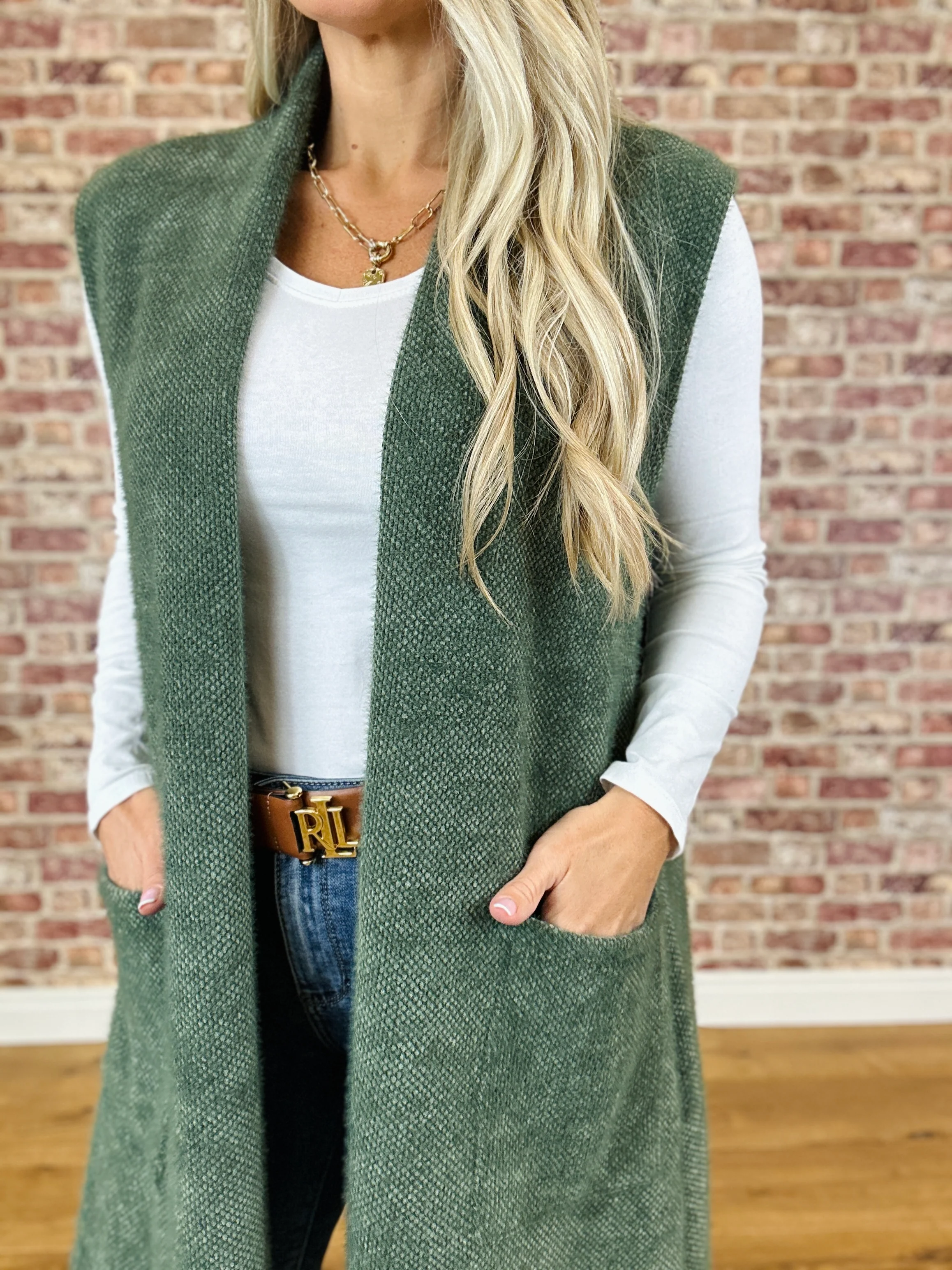 Fuzzy Bear Waist Jacket - Image 3