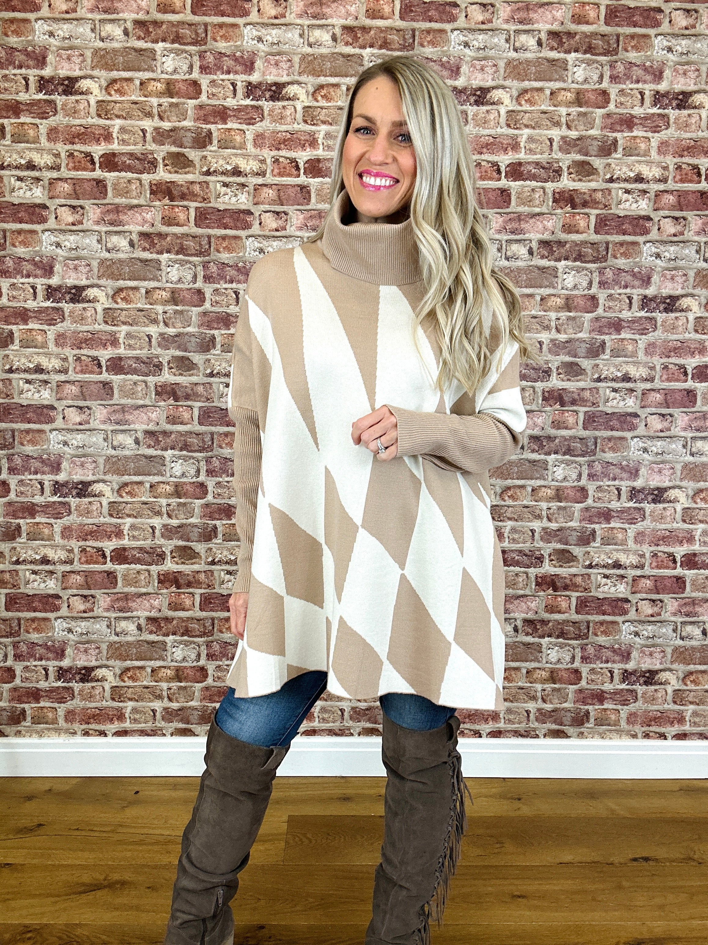 Harlequinn Jumper Dress - Image 10