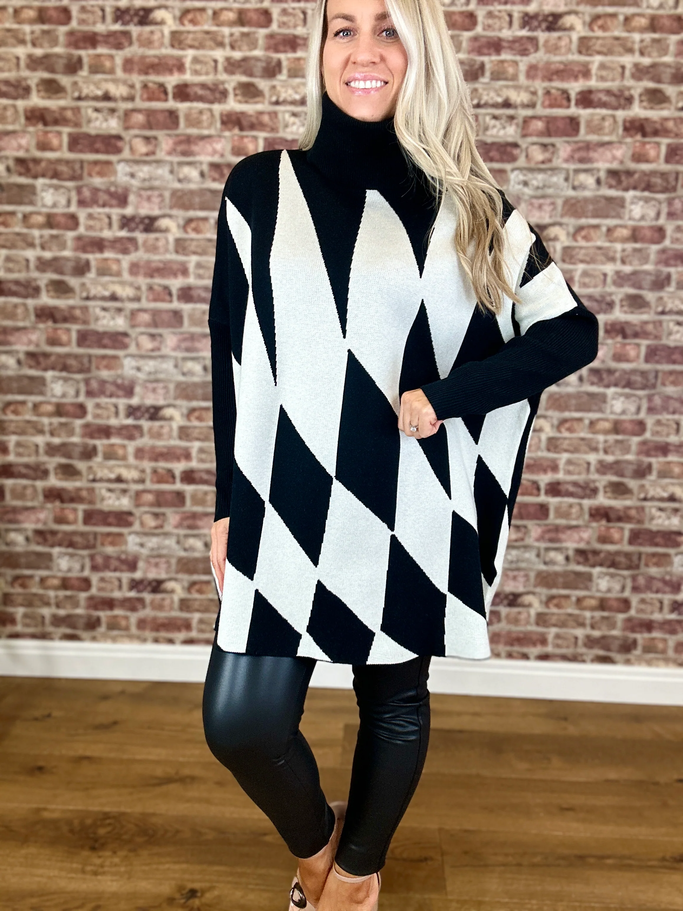 Harlequinn Jumper Dress - Image 6