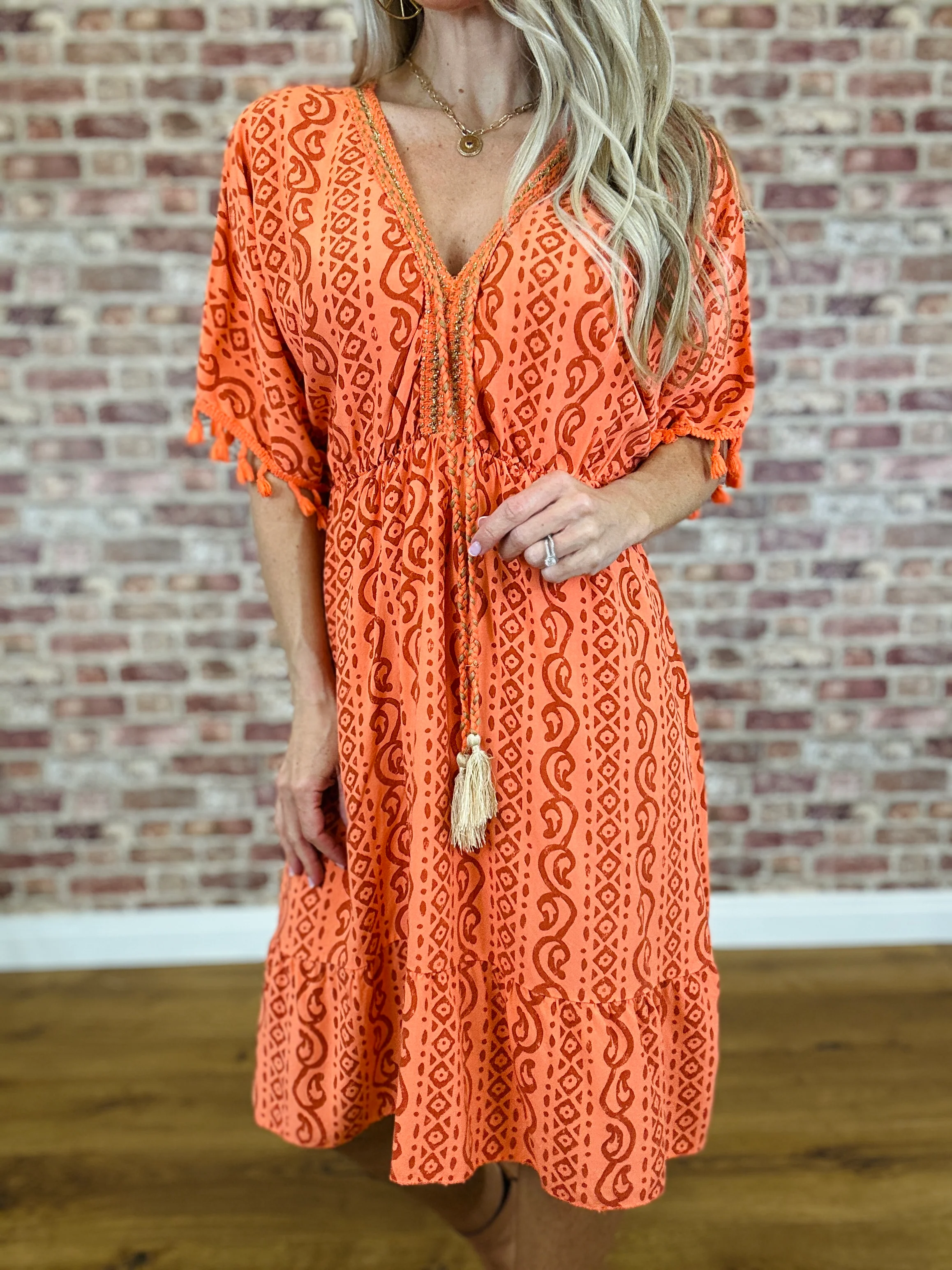 Morocco Gold Dress - Image 13