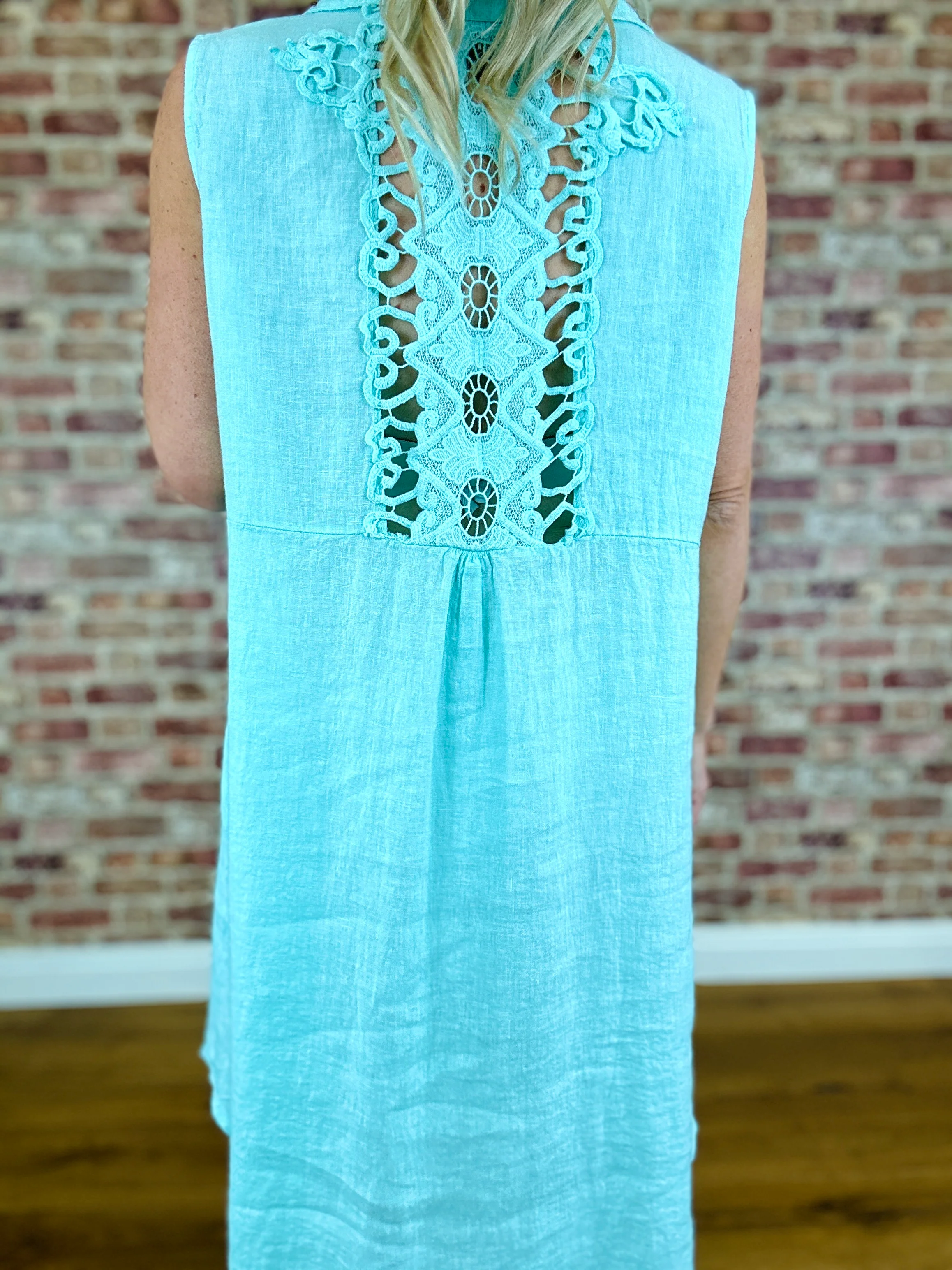 Neptune Italian Linen Dress - Image 12