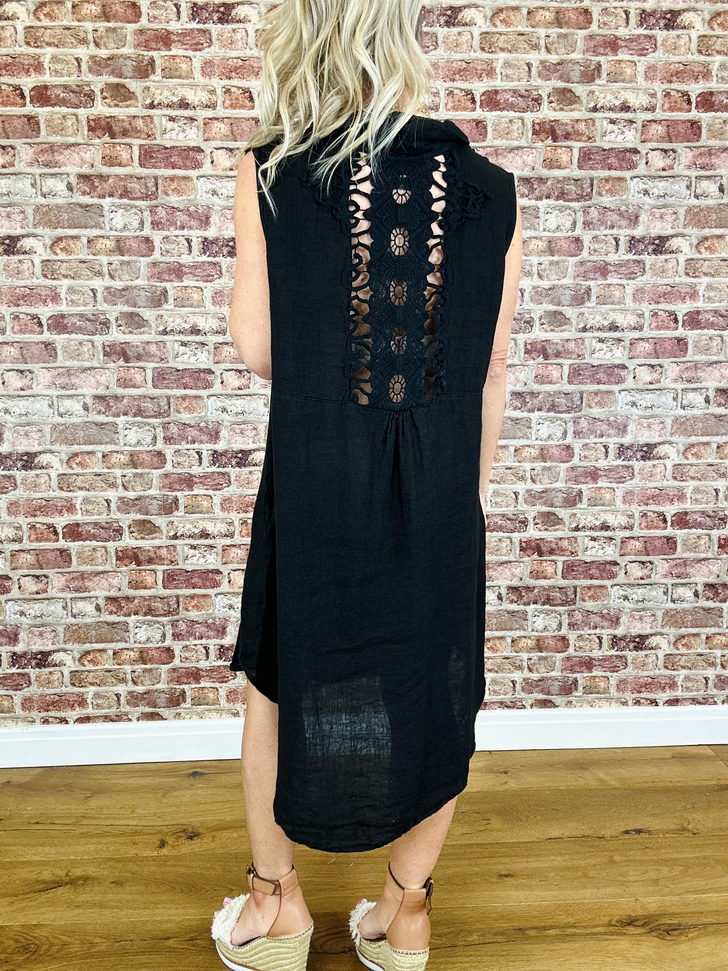 Neptune Italian Linen Dress - Image 5