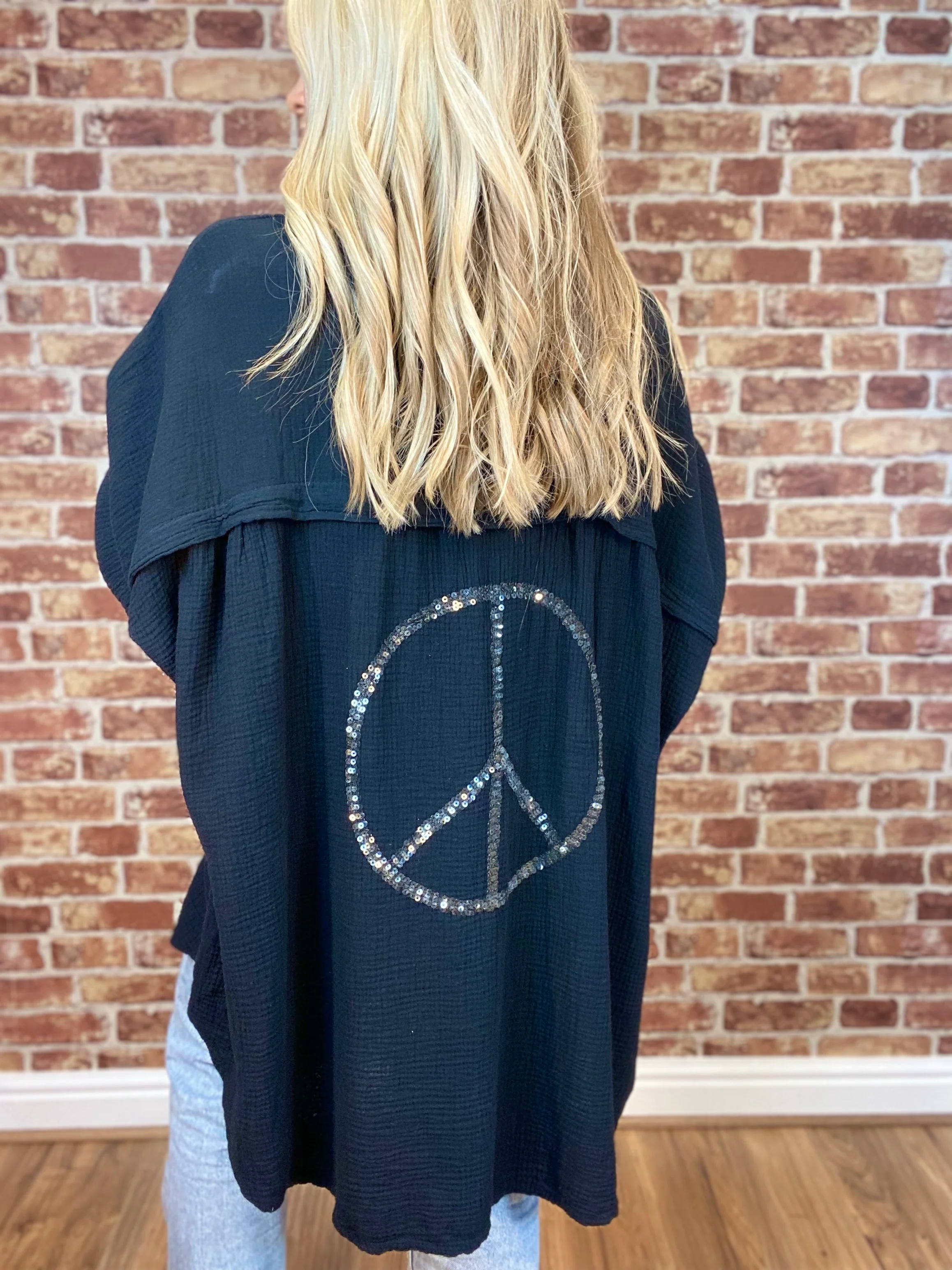 Peace Out Waffle Shirt - Image 12
