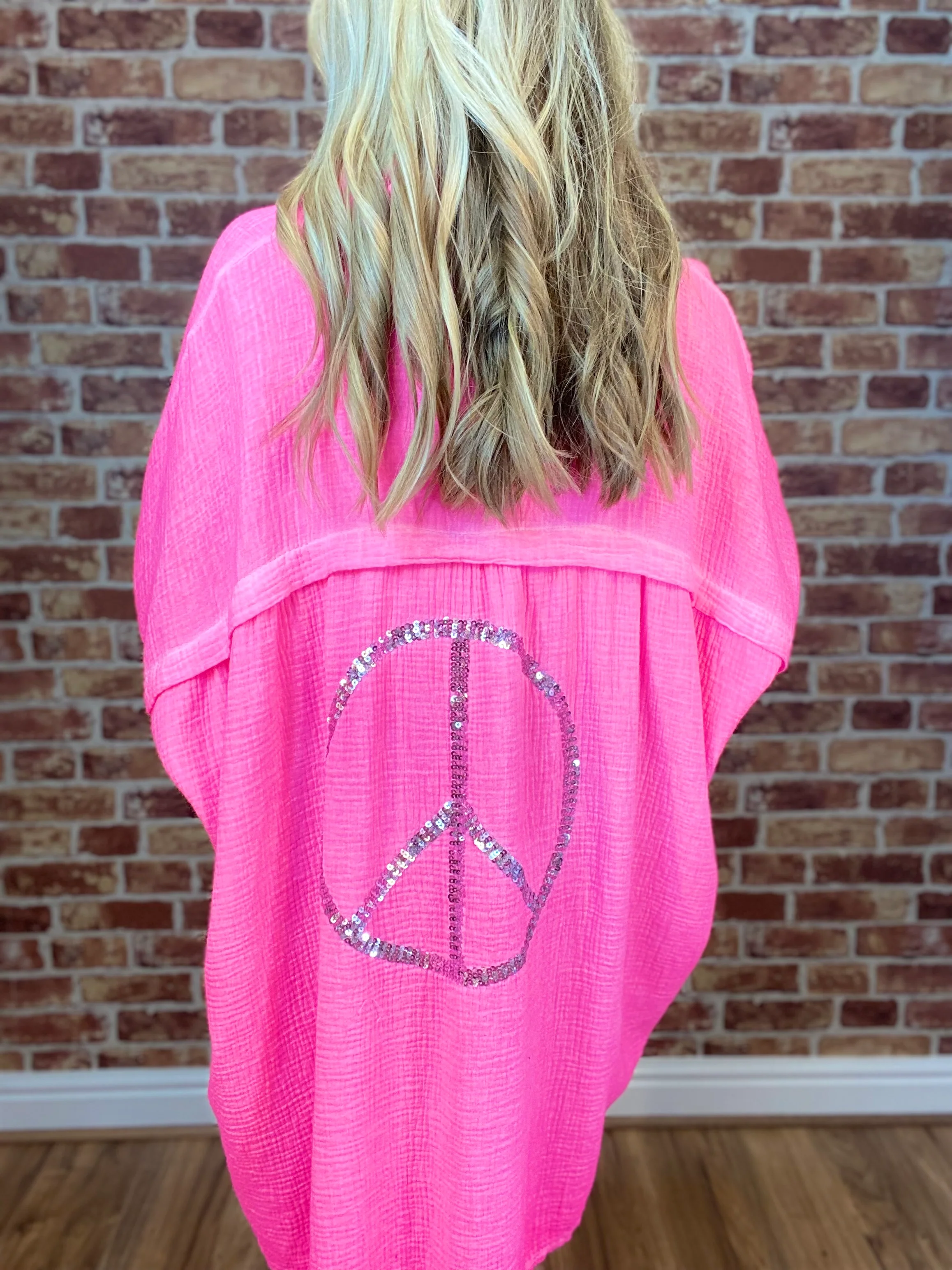 Peace Out Waffle Shirt - Image 7