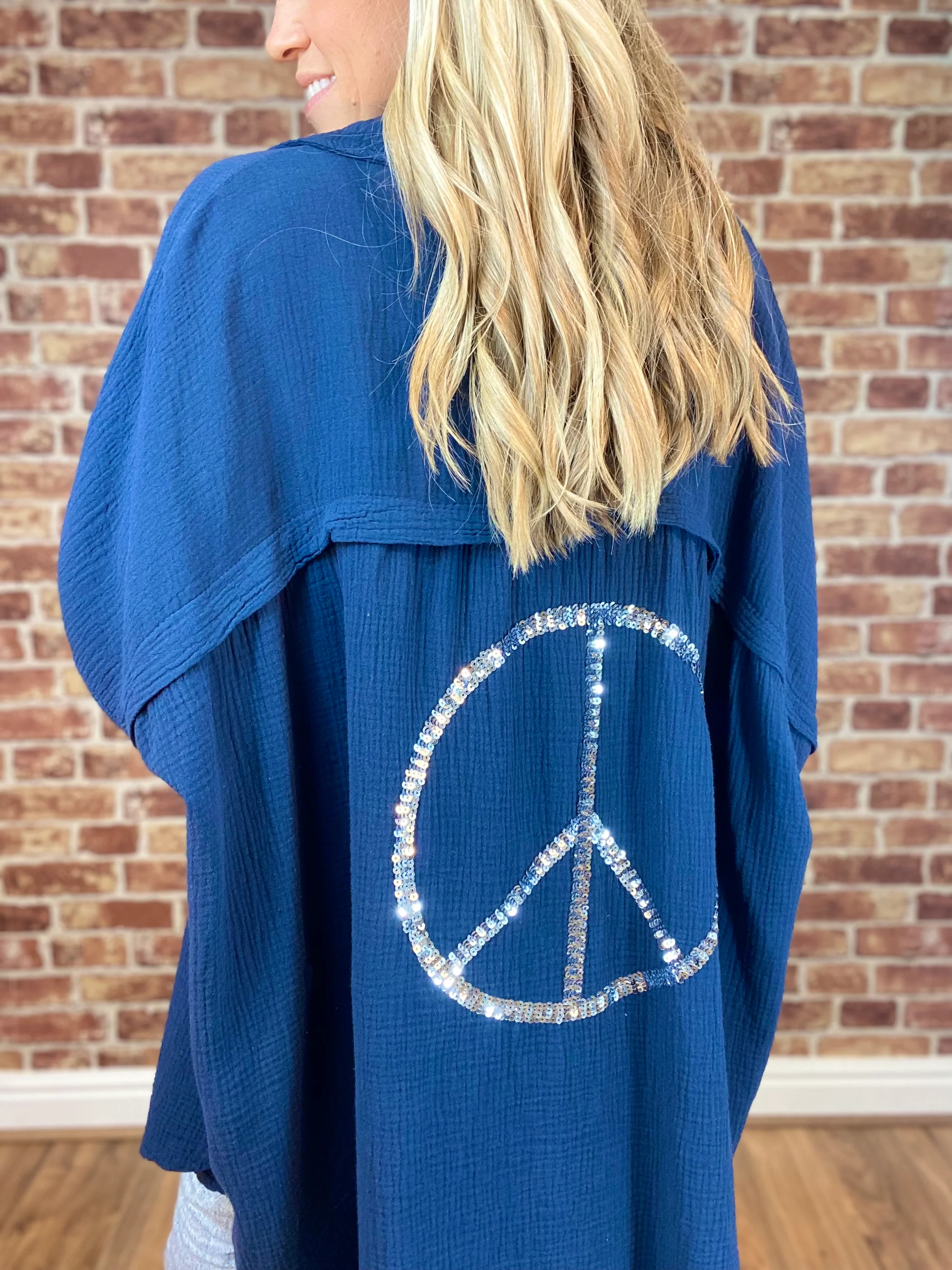 Peace Out Waffle Shirt - Image 8