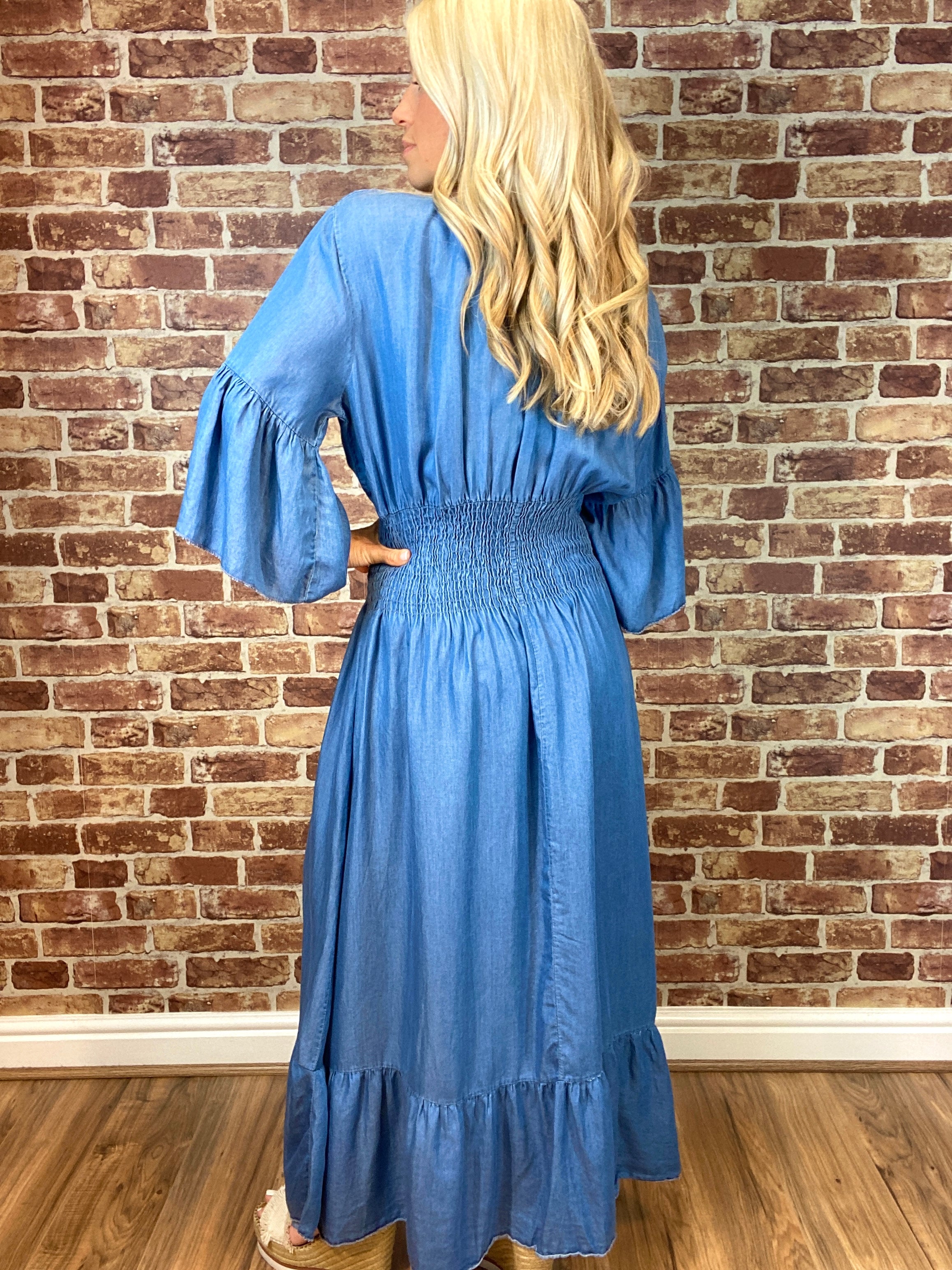 Sweet As Denim Dress - Image 2